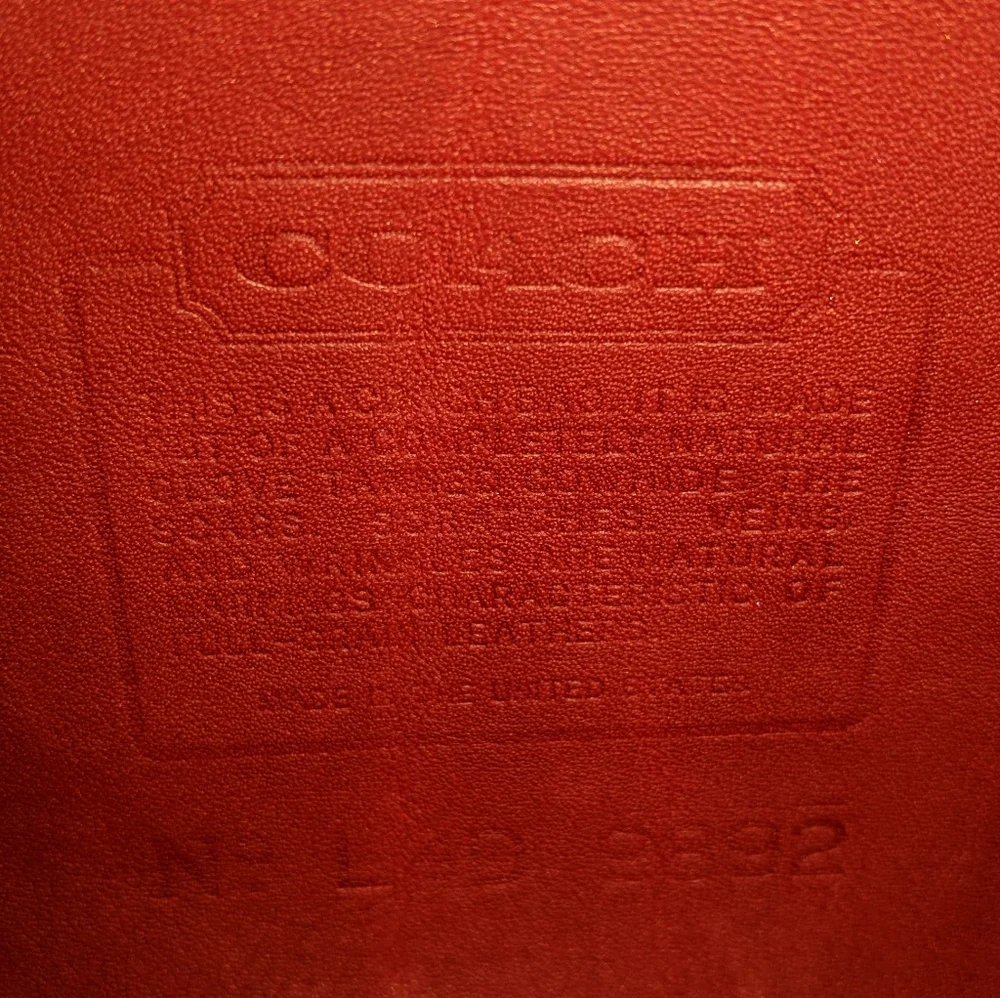 ✨🍒Vintage Coach Chrystie crossbody 9892 in Bordeaux - Picture 6 of 8